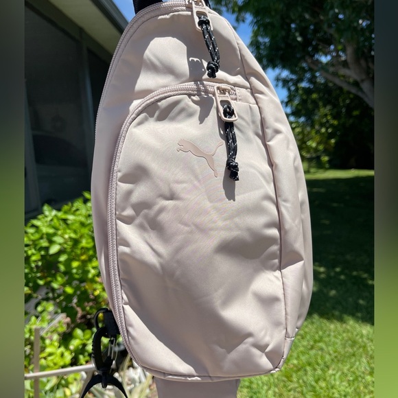 PUMA Myriad Sling Bag In Beige - Picture 3 of 12
